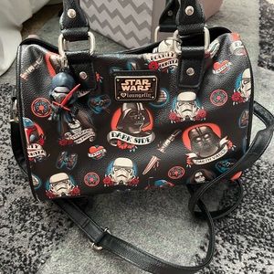 Loungefly Star Wars Fennec Shand Mini Backpack Double Shoulder Strap Book  of Boba